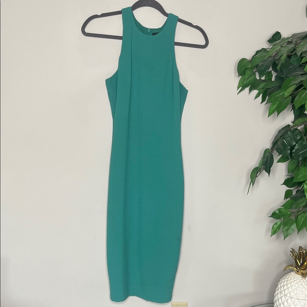 H&M Teal Midi Dress